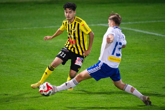 IFK Hässleholms Alireza Nazari (född 2007) i matchen i DM