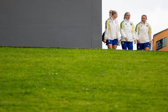 Rebecka Blomqvist, Anna Sandberg and Jonna Andersson of the