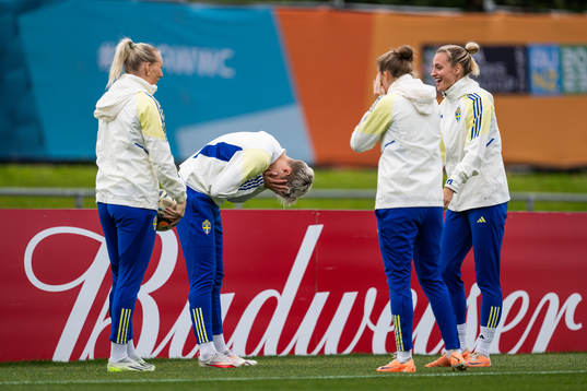 Stina Blackstenius, Lina Hurtig, Filippa Angeldahl and