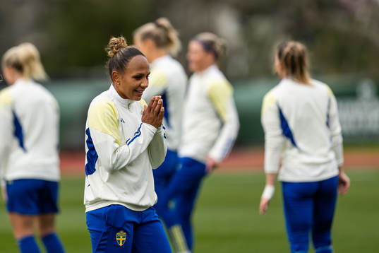 Madelen Janogy of the Swedish women's national football