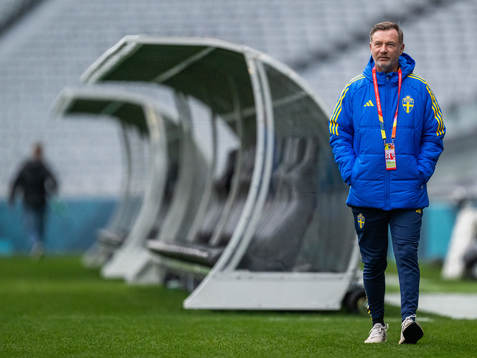 Head coach Peter Gerhardsson of the Swedish women's