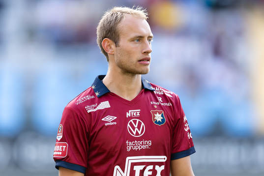 Örgrytes Villiam Dahlström på line up innan