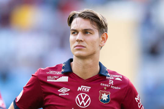 Örgrytes Noah Christoffersson på line up innan