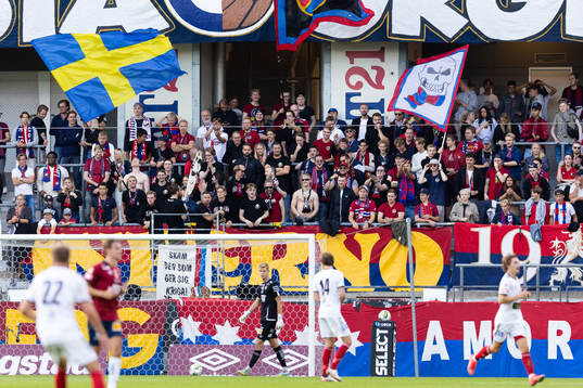 under fotbollsmatchen i Superettan mellan Örgryte och