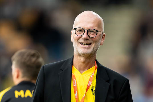 Mjällbys ordförande Magnus Emeus