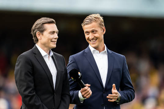 Niklas Jarelind och Pär Hansson kommentatorer på Discovery