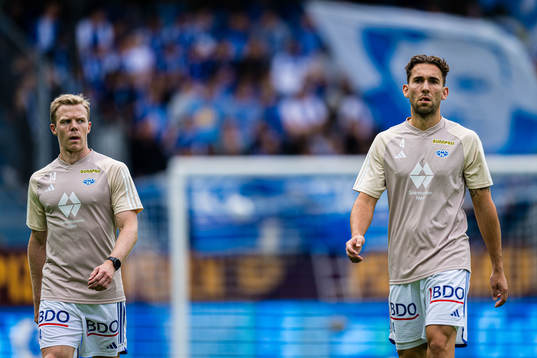 Erling Knudtzon and Benjamin Tiedemann Hansen of Molde