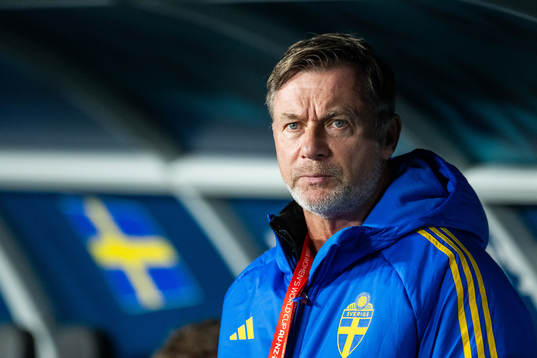 Head coach Peter Gerhardsson of Sweden