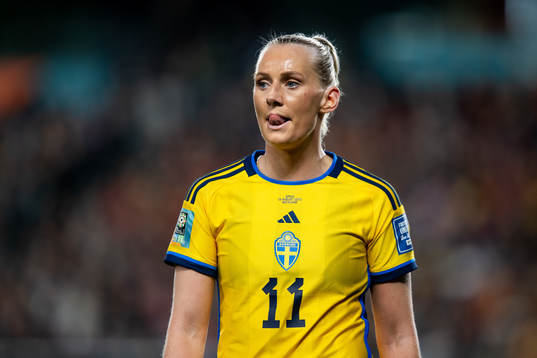 Stina Blackstenius of Sweden