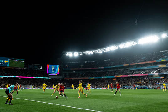 Stina Blackstenius of Sweden and Teresa Abelleira of Spain