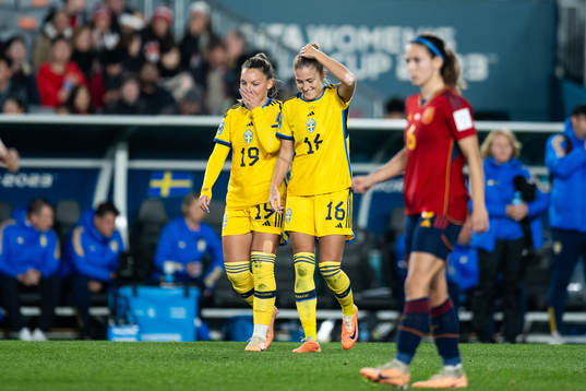 Johanna Rytting Kaneryd and Filippa Angeldahl of Sweden