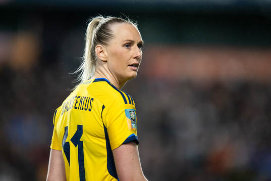 Stina Blackstenius of Sweden