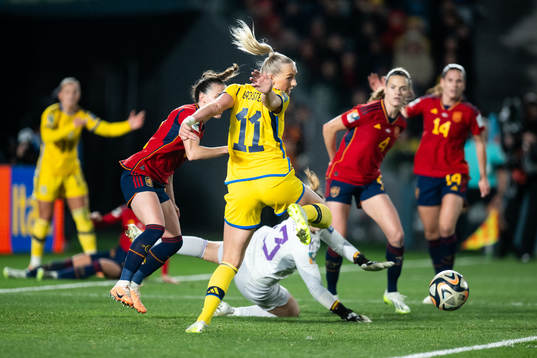 Stina Blackstenius of Sweden