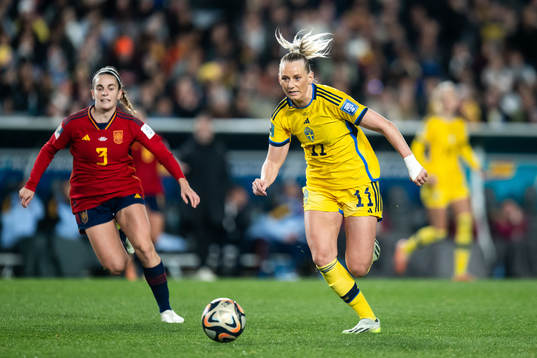 Stina Blackstenius of Sweden