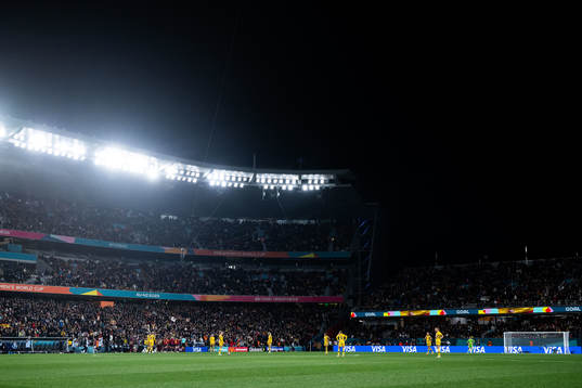 Players of Sweden look dejected