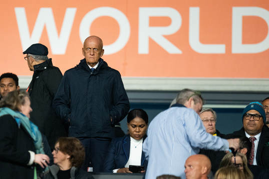 Pierluigi Collina, former referee, in the stands
