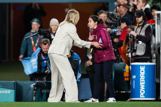 Fridolina Rolfö of Sweden and Aitana Bonmati of Spain