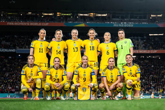 Stina Blackstenius, Nathalie Björn, Amanda Ilestedt,