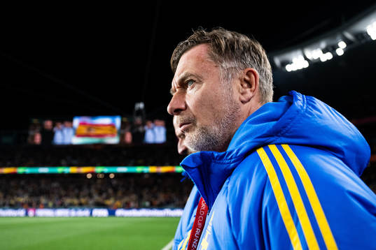 Head coach Peter Gerhardsson of Sweden