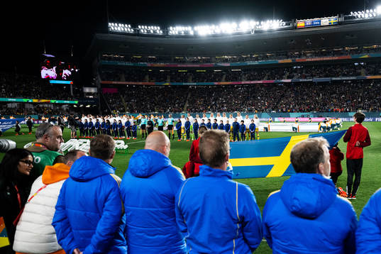 Players of Spain and of Sweden