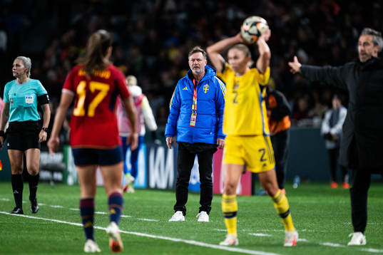 Head coach Peter Gerhardsson of Sweden