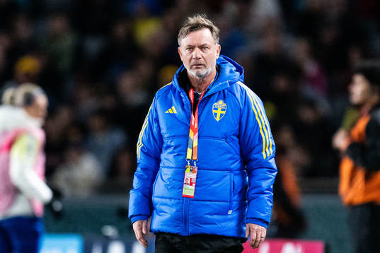Head coach Peter Gerhardsson of Sweden