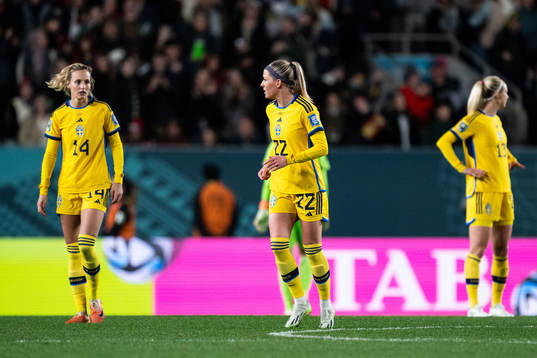 Nathalie Björn, Olivia Schough and Amanda Ilestedt of