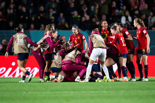 Players of Sweden celebrate