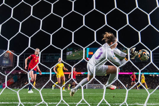 Goalkeeper Cata Coll of Spain