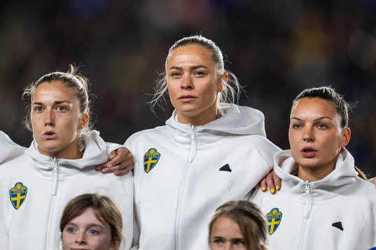 Filippa Angeldahl, Fridolina Rolfö and Johanna Rytting