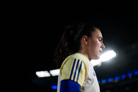 Goalkeeper Zecira Musovic of Sweden