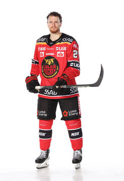 Luleås Brendan Shinniminposerar för ett porträtt
