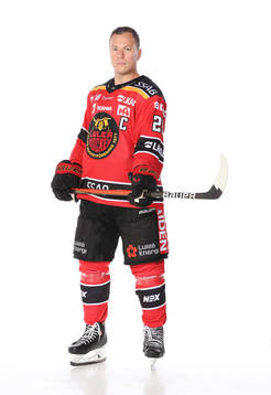 Luleås Erik Gustafssonposerar för ett porträtt