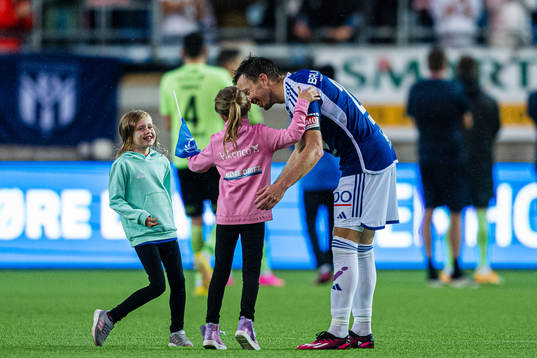 Martin Linnes of Molde celebrates