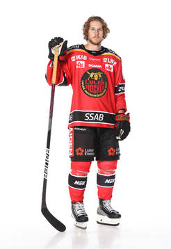 Luleås Mario Kempeposerar för ett porträtt