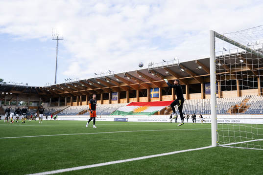 AIKs målvakt Samuel Brolin och målvakt Kristoffer