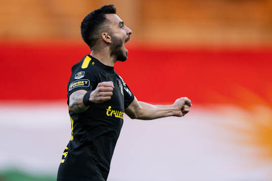 AIKs Ioannis Pittas jublar