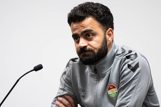 Dalkurds huvudtränare Amir Azrafshan