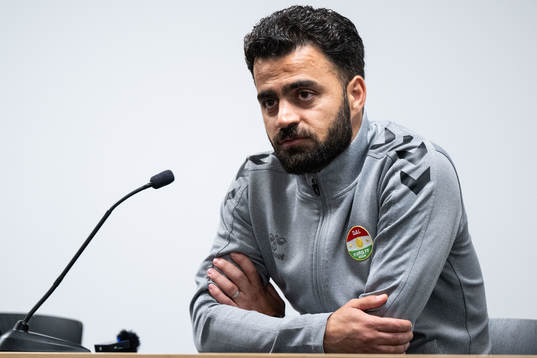 Dalkurds huvudtränare Amir Azrafshan