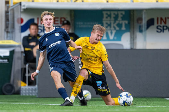 Utsiktens Hannes Landén och Elfsborgs Karl Ivarsson Persson