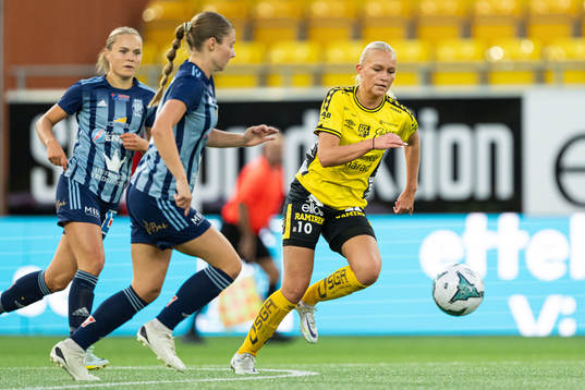 Husqvarnas Maja Norlund och Elfsborgs Matilda Ståhlbom