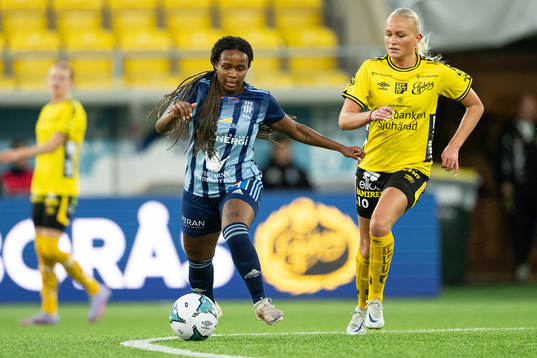 Husqvarnas Cheilla Betina Ineza och Elfsborgs Matilda