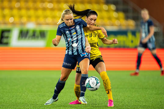 Husqvarnas Elin Andersson och Elfsborgs Izabella Bergström
