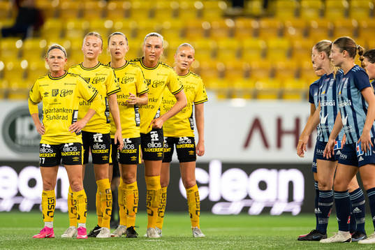 Elfsborgs Sara Jardving, Linn Sångberg, Elin Johansson,