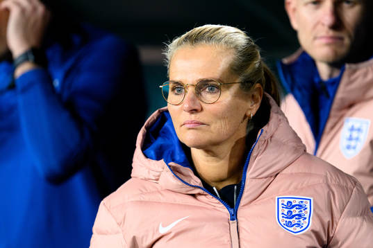 Head coach Sarina Wiegman of England