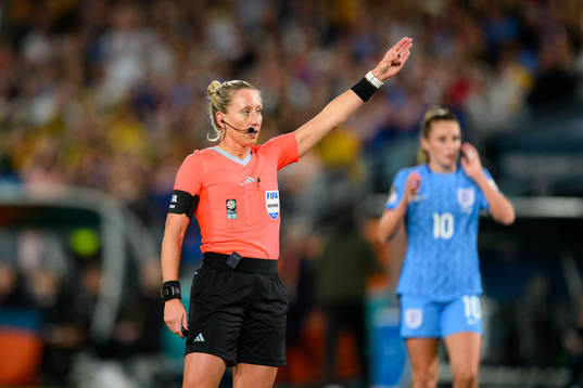 Referee Tori Penso