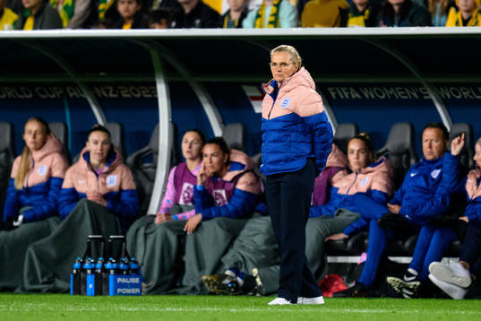 Head coach Sarina Wiegman of England