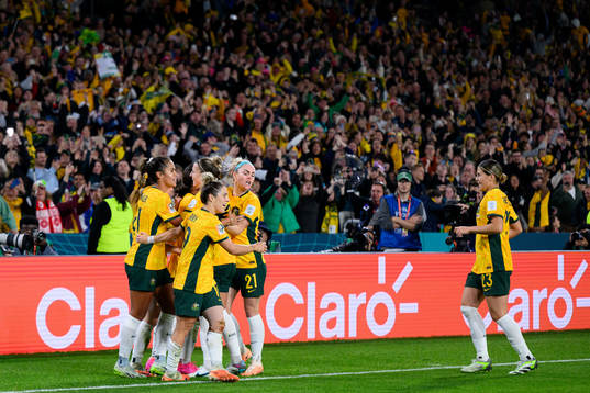 Players of Australia celebrate