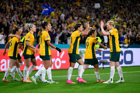 Players of Australia celebrate