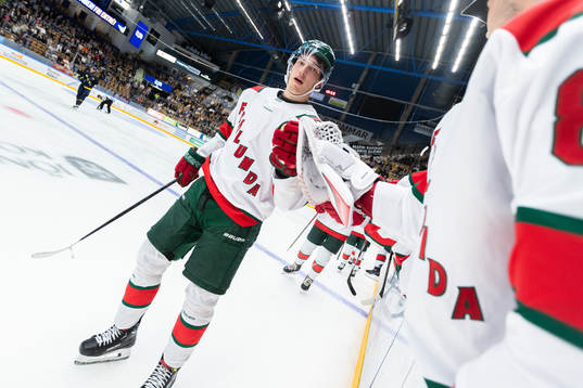 Frölundas Pontus Johansson jublar